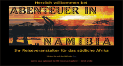 Desktop Screenshot of abenteuer-in-namibia.de